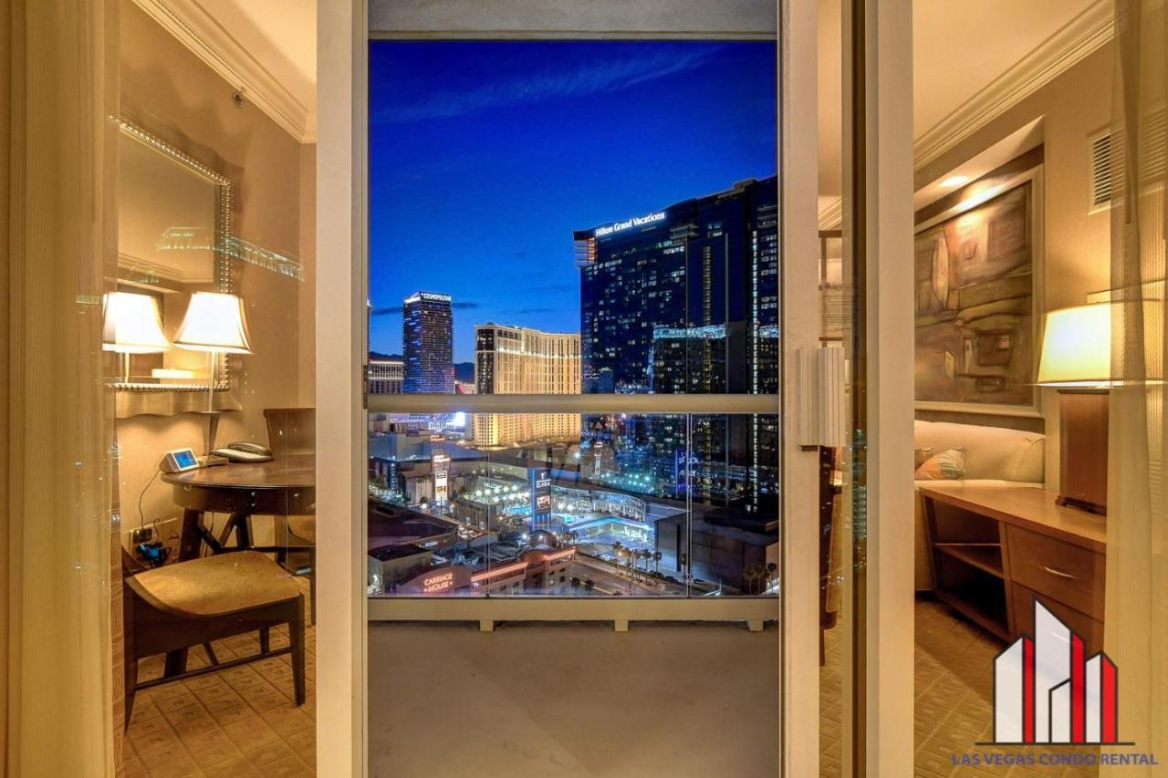 Mgm Signature-22-707 F1 Track & Strip View Balcony Las Vegas Bagian luar foto
