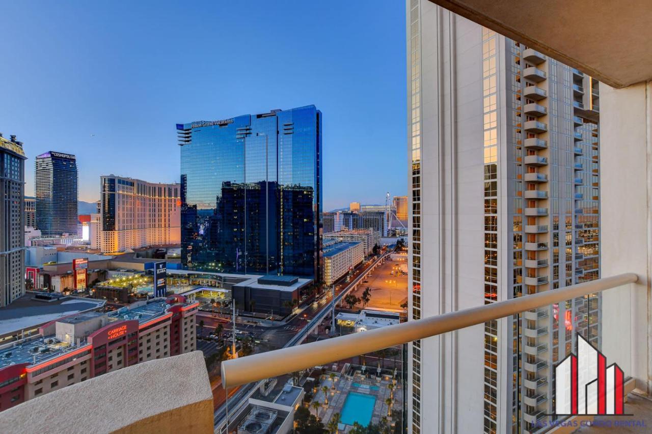 Mgm Signature-22-707 F1 Track & Strip View Balcony Las Vegas Bagian luar foto
