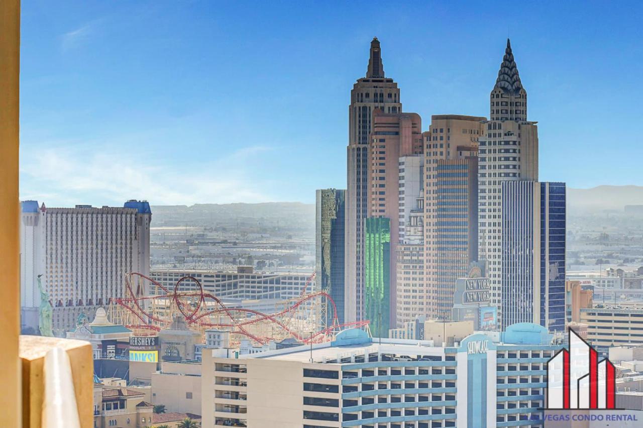Mgm Signature-22-707 F1 Track & Strip View Balcony Las Vegas Bagian luar foto