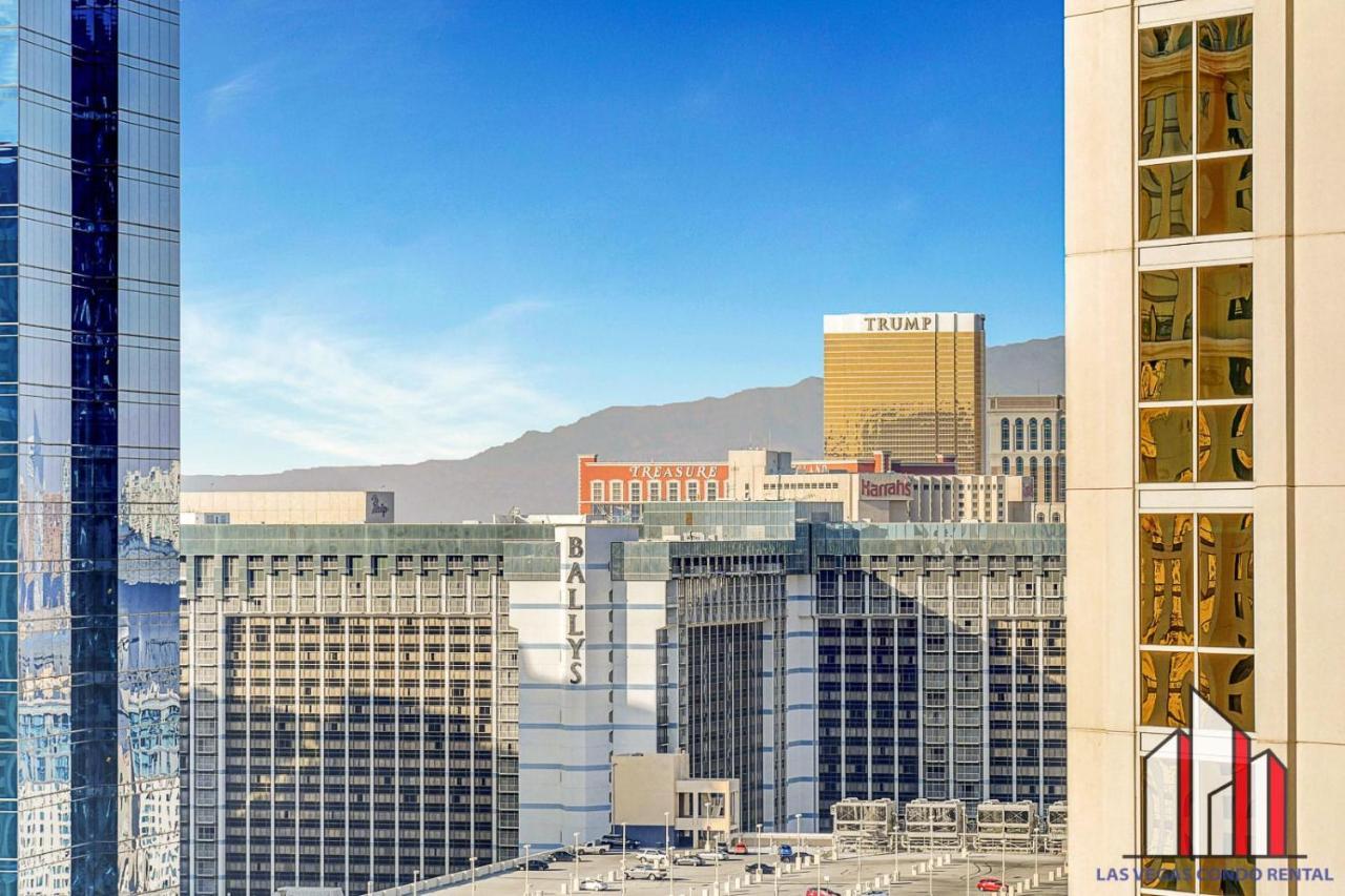 Mgm Signature-22-707 F1 Track & Strip View Balcony Las Vegas Bagian luar foto
