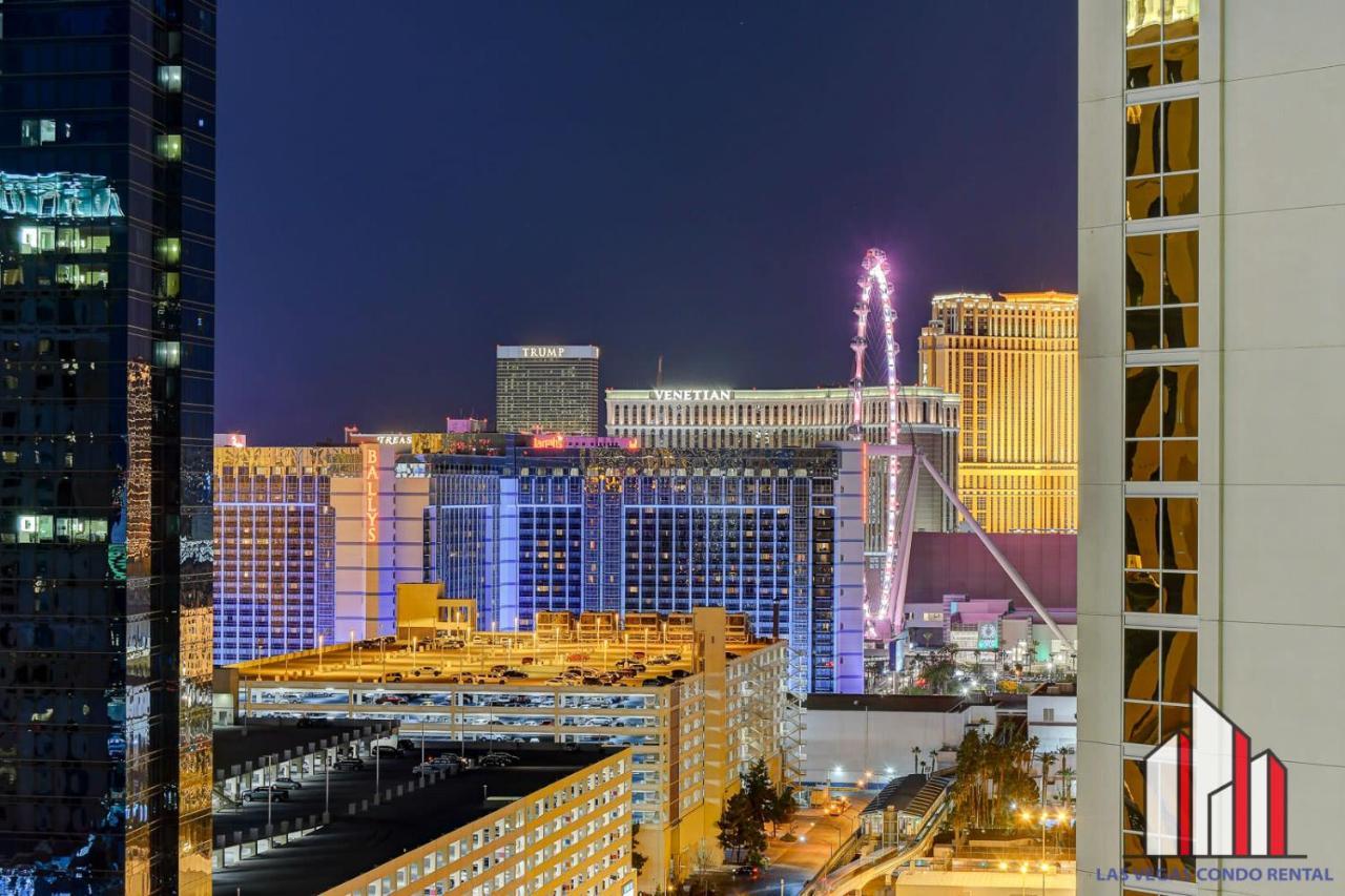 Mgm Signature-22-707 F1 Track & Strip View Balcony Las Vegas Bagian luar foto
