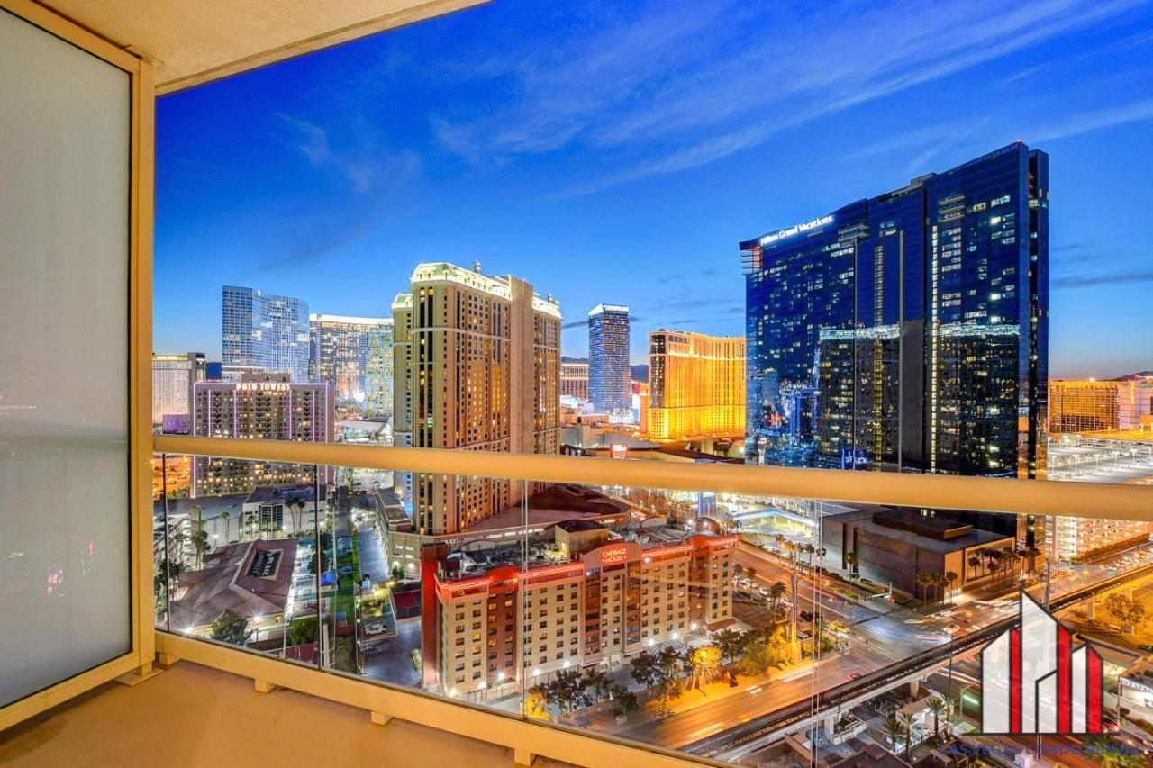 Mgm Signature-22-707 F1 Track & Strip View Balcony Las Vegas Bagian luar foto