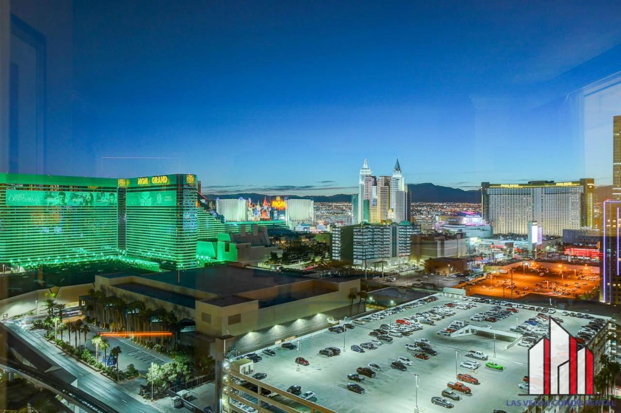 Mgm Signature-22-707 F1 Track & Strip View Balcony Las Vegas Bagian luar foto