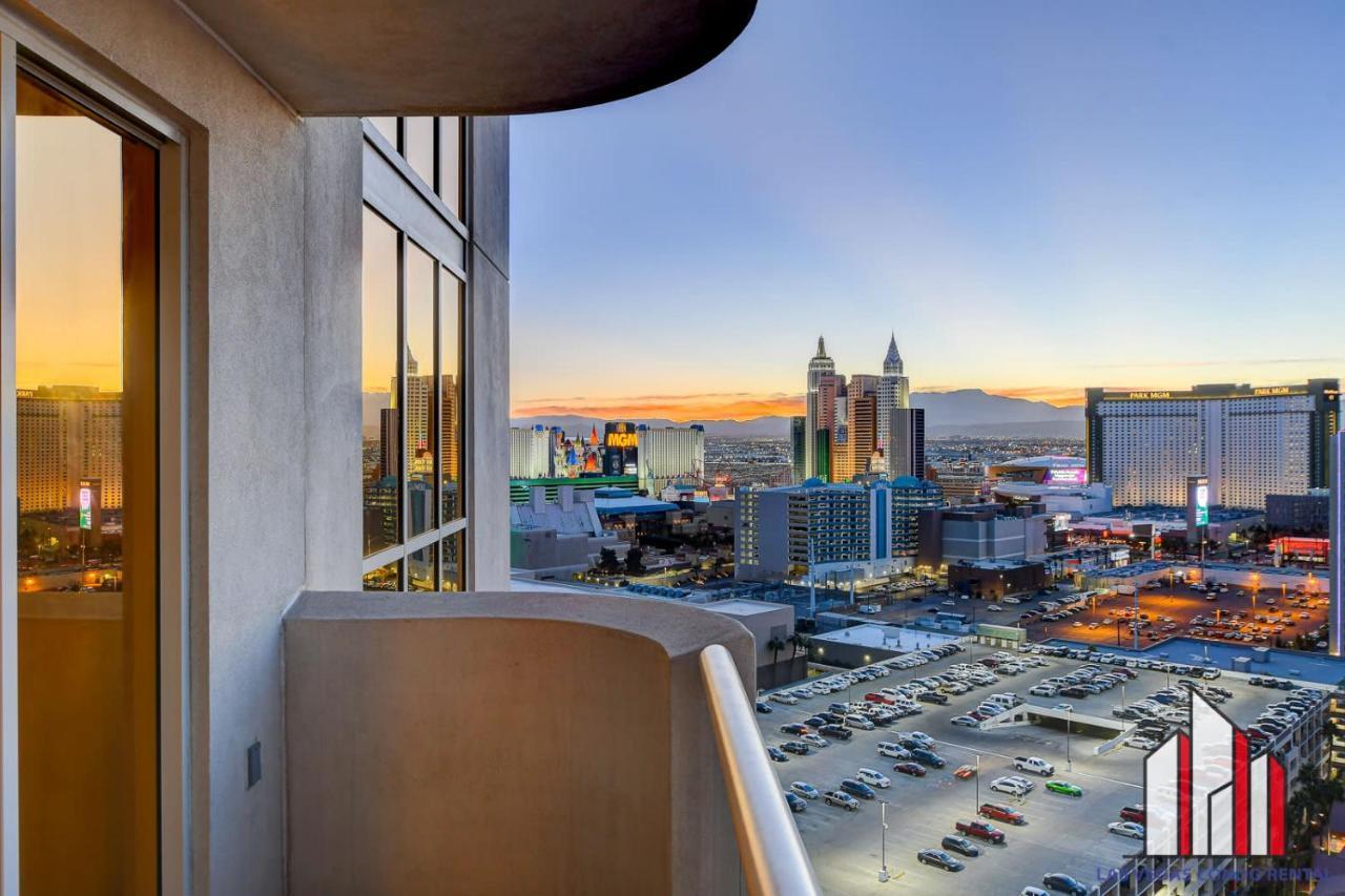 Mgm Signature-22-707 F1 Track & Strip View Balcony Las Vegas Bagian luar foto