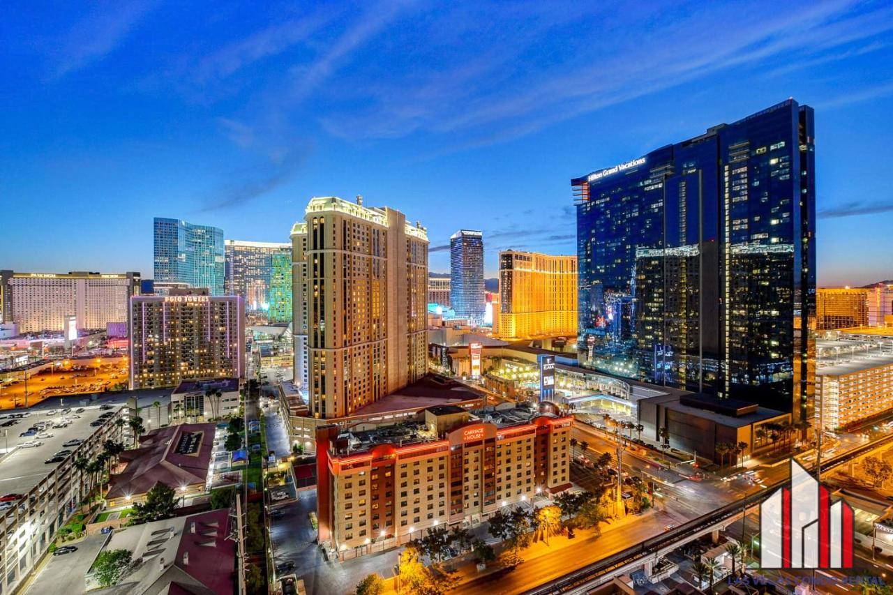 Mgm Signature-22-707 F1 Track & Strip View Balcony Las Vegas Bagian luar foto